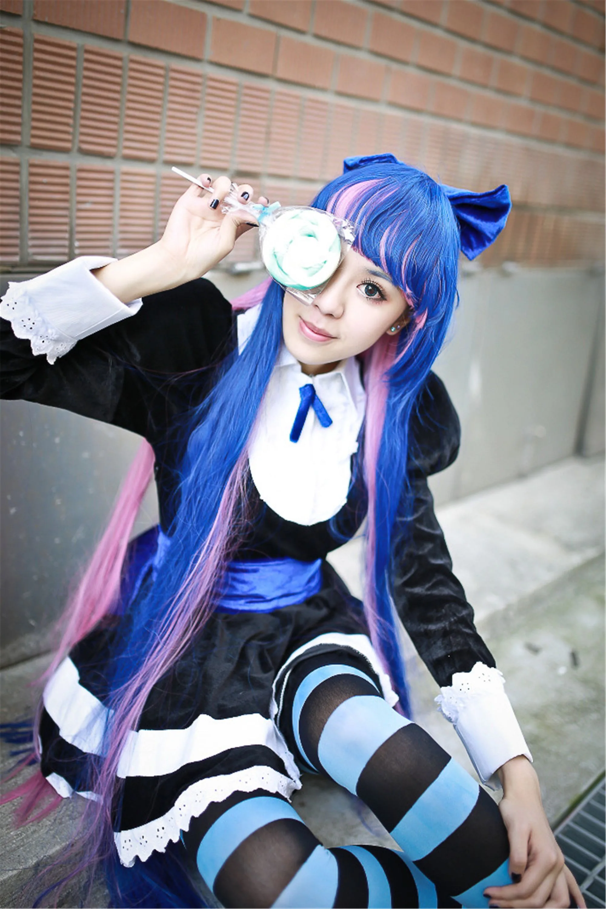 [Nữ cosplayer người Đài Loan] NiniCOSẢnh chụp ngoài trời của Stocking - 10