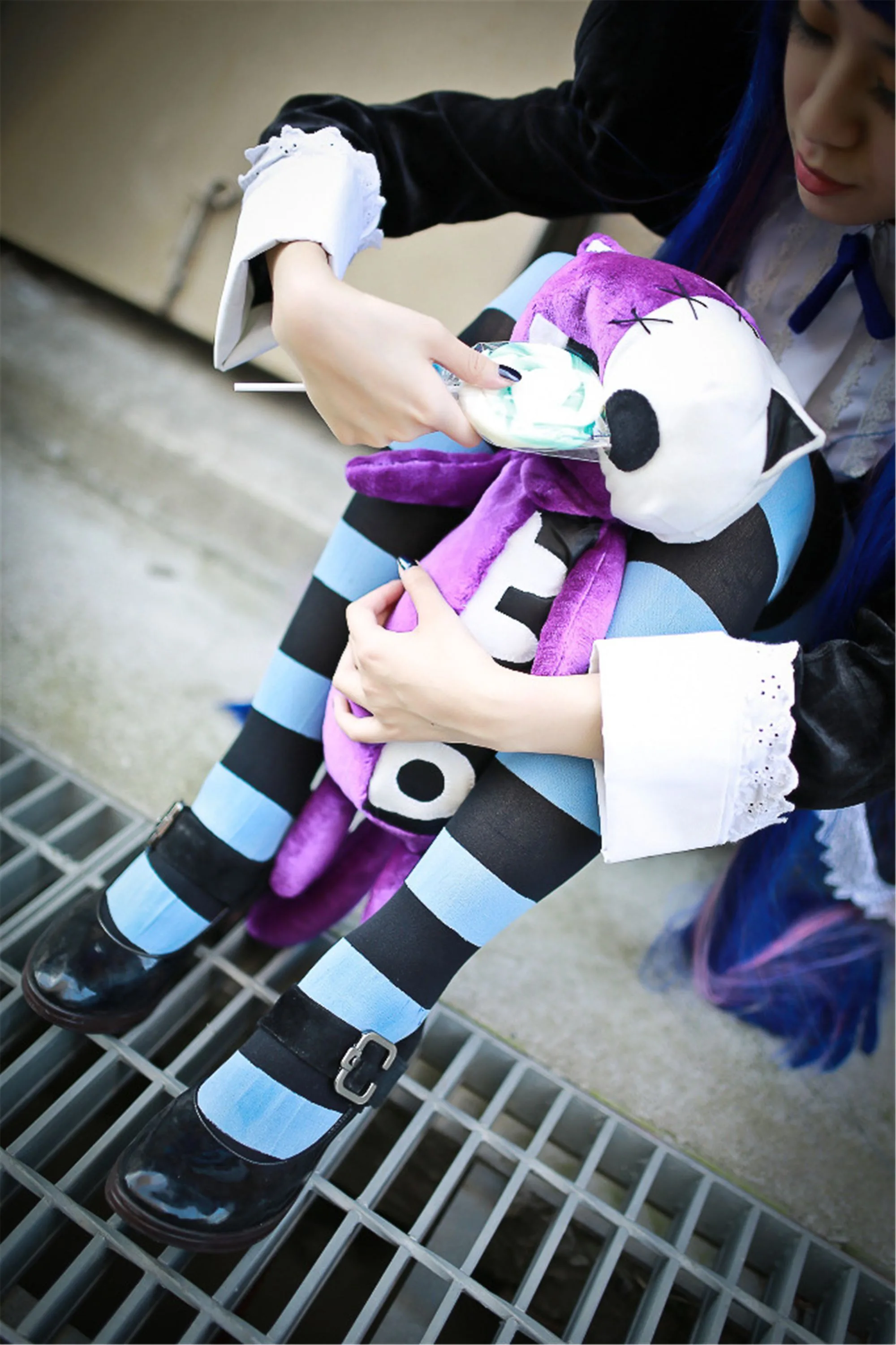 [Nữ cosplayer người Đài Loan] NiniCOSẢnh chụp ngoài trời của Stocking - 15
