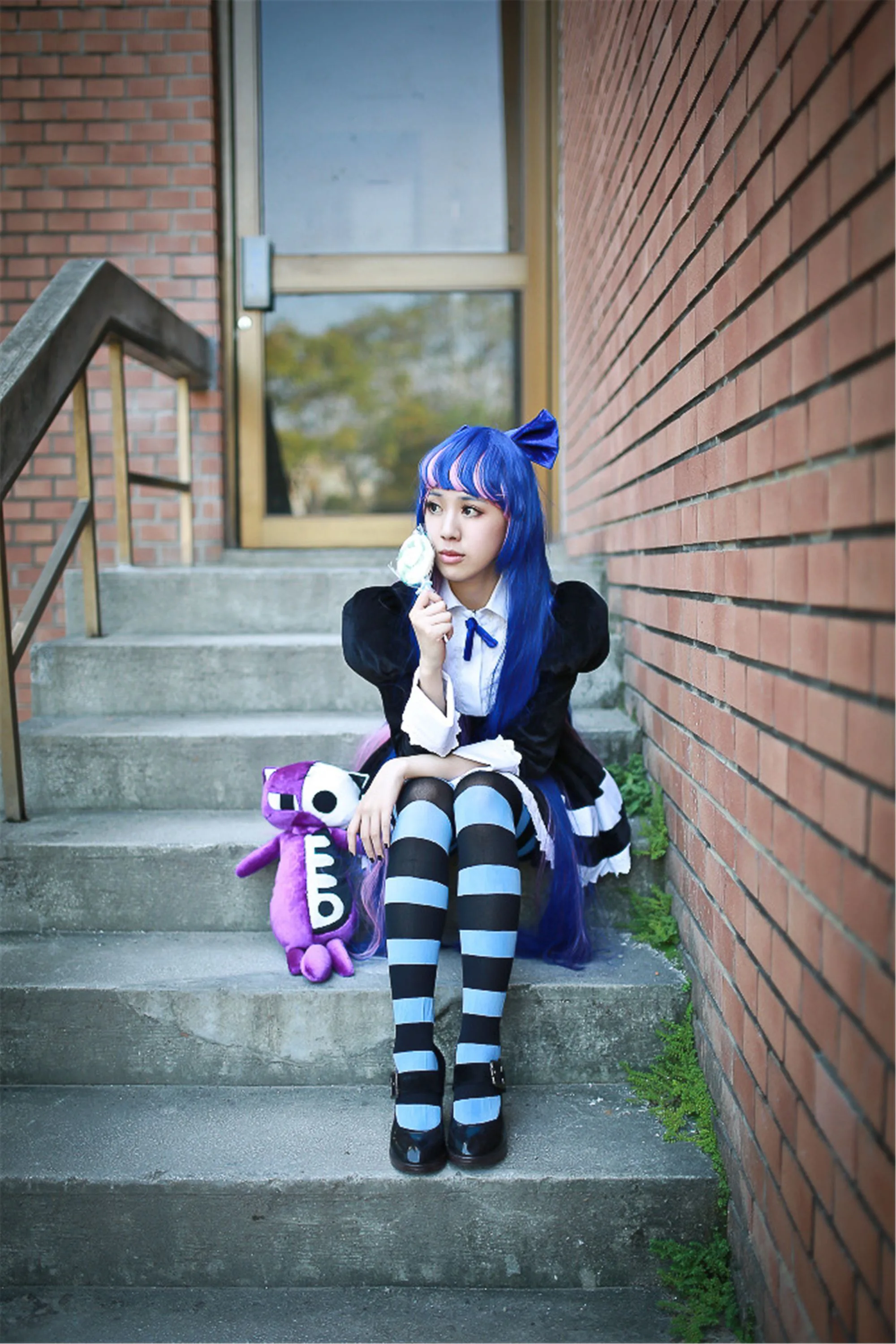 [Nữ cosplayer người Đài Loan] NiniCOSẢnh chụp ngoài trời của Stocking - 16