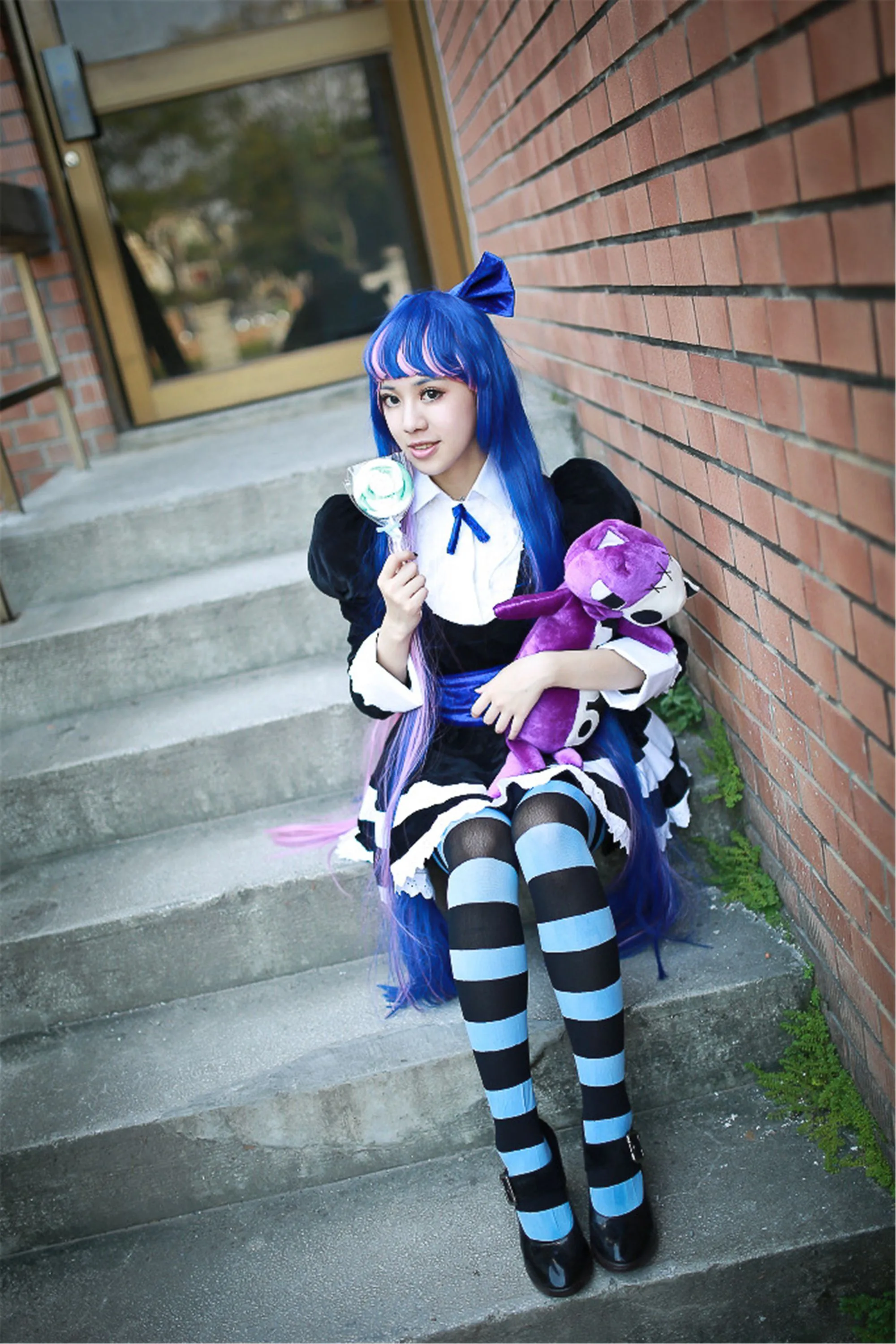 [Nữ cosplayer người Đài Loan] NiniCOSẢnh chụp ngoài trời của Stocking - 19