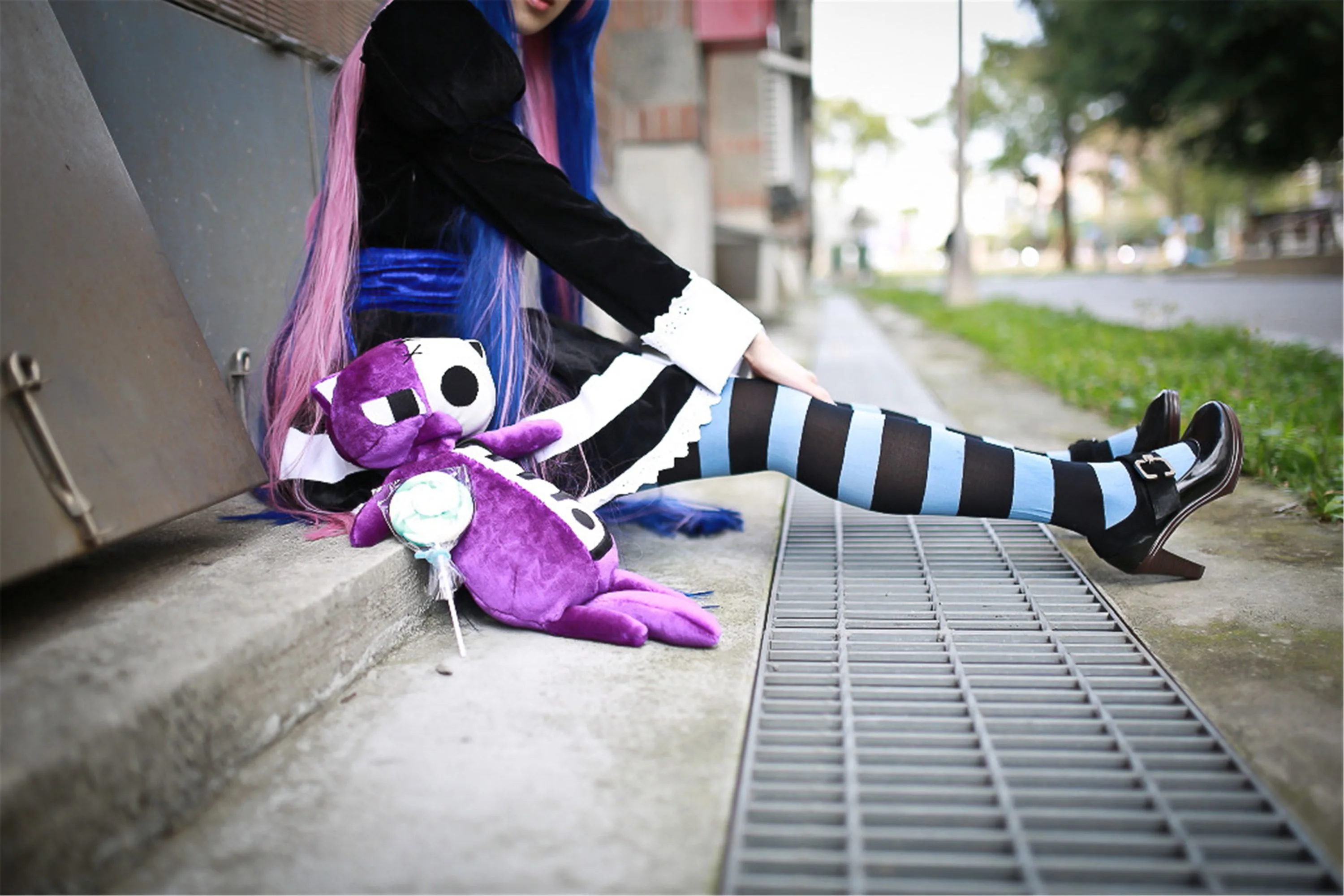 [Nữ cosplayer người Đài Loan] NiniCOSẢnh chụp ngoài trời của Stocking - 6