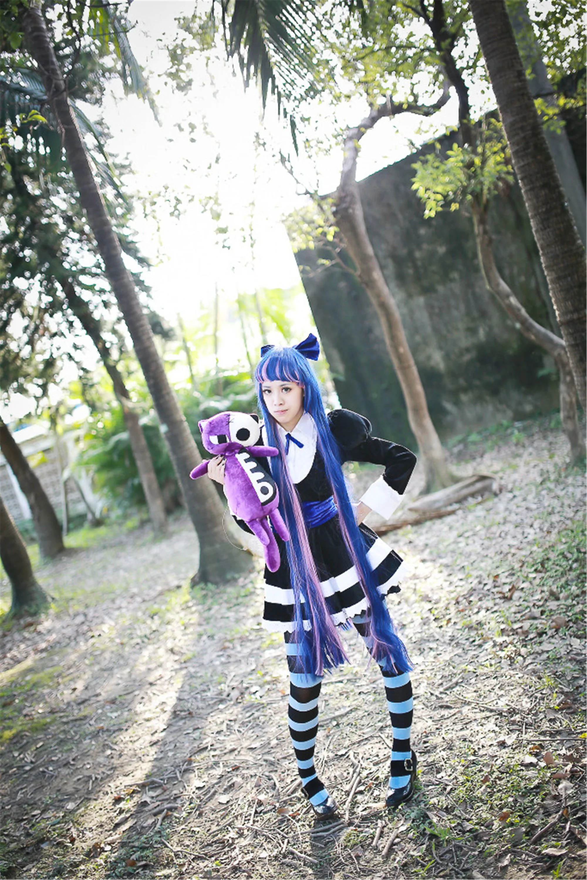 [Nữ cosplayer người Đài Loan] NiniCOSẢnh chụp ngoài trời của Stocking - 29