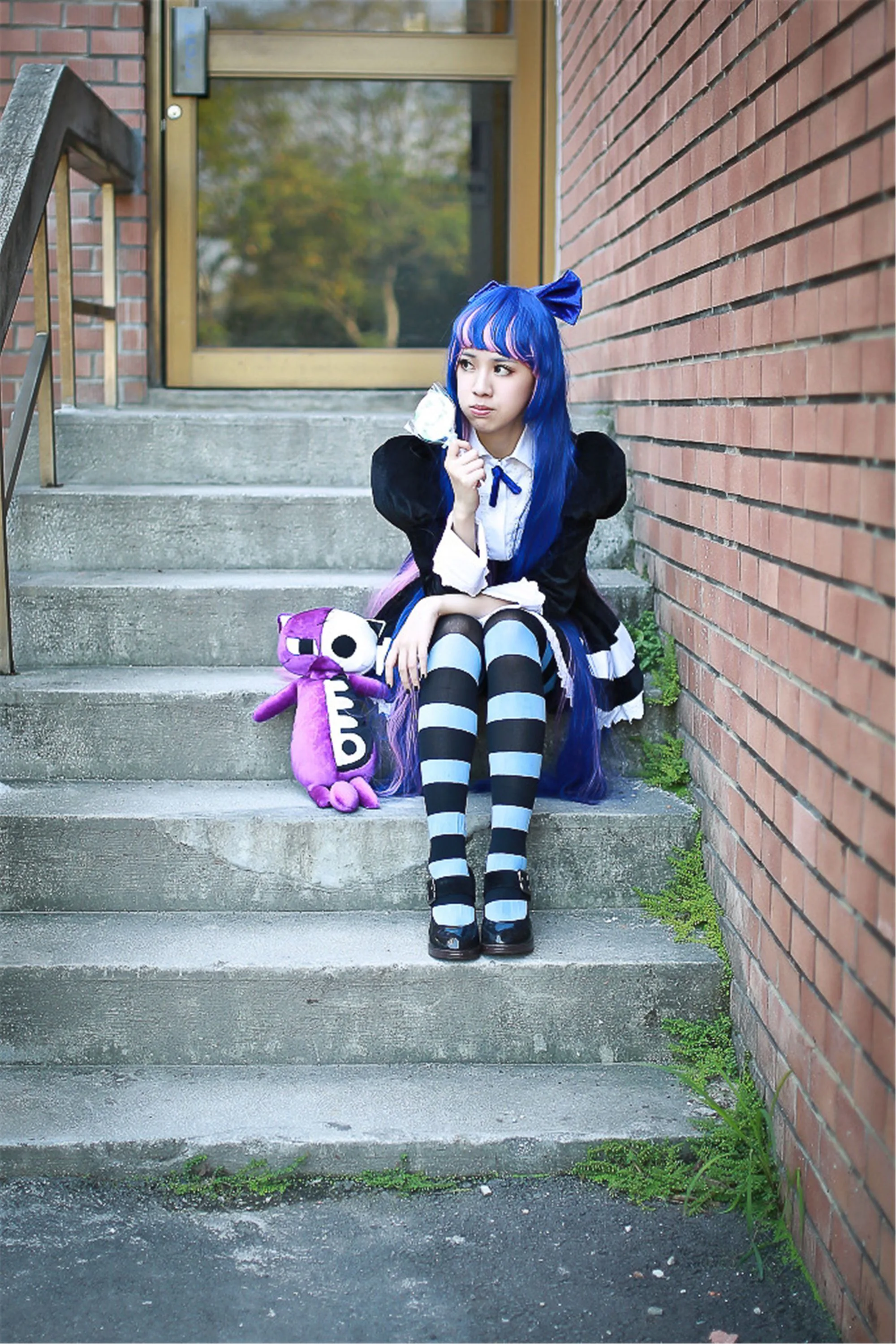 [Nữ cosplayer người Đài Loan] NiniCOSẢnh chụp ngoài trời của Stocking - 17