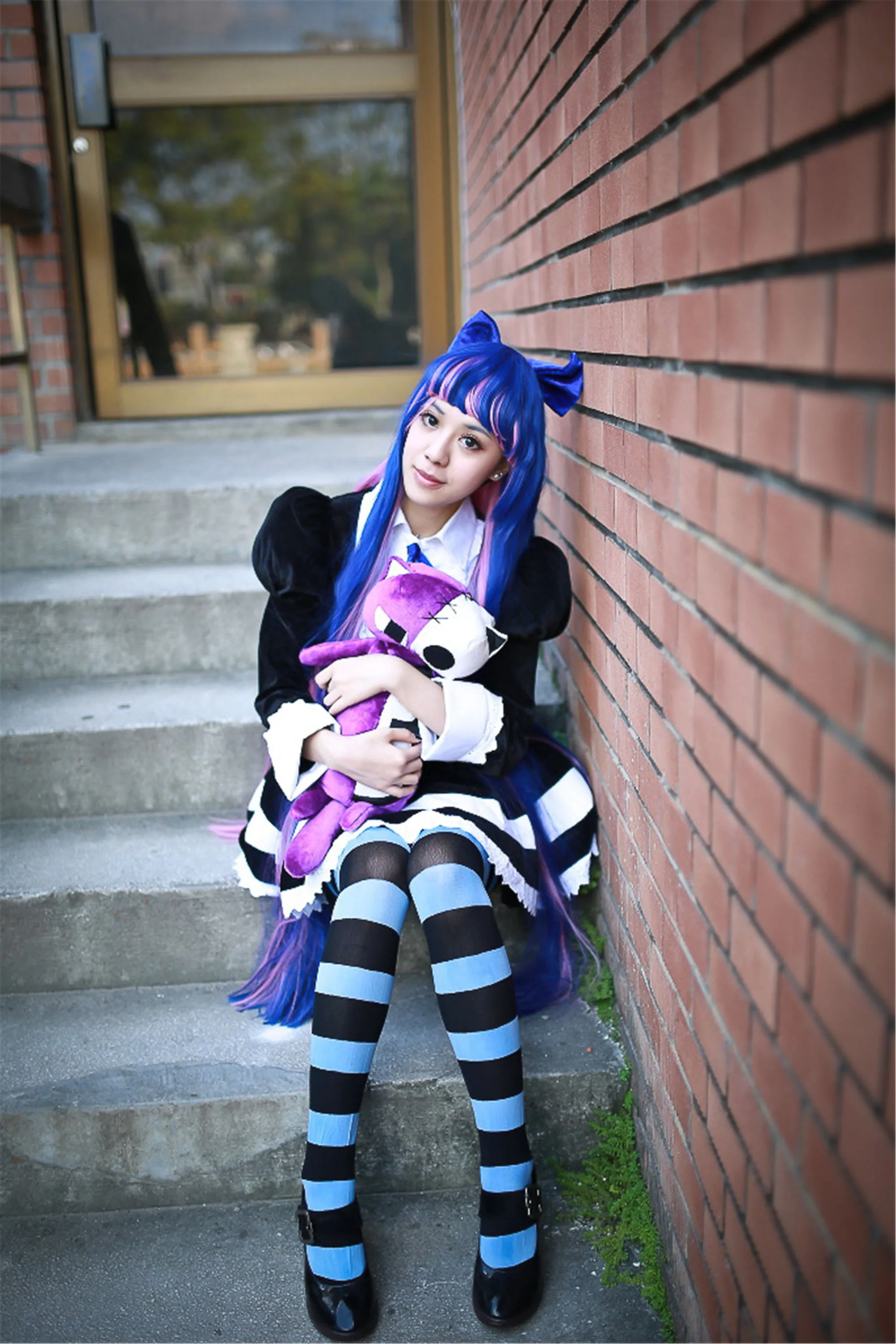 [Nữ cosplayer người Đài Loan] NiniCOSẢnh chụp ngoài trời của Stocking - 25