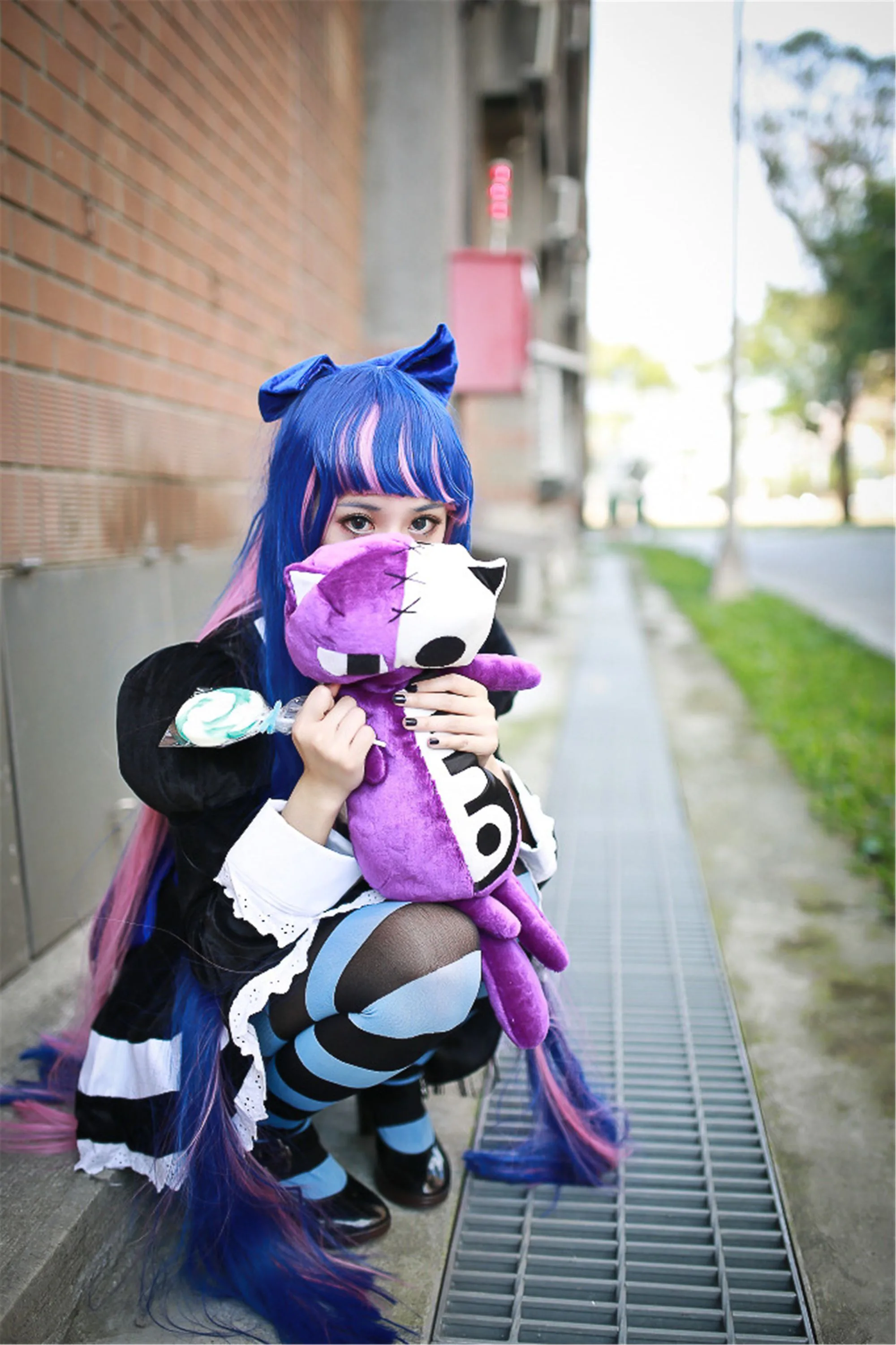 [Nữ cosplayer người Đài Loan] NiniCOSẢnh chụp ngoài trời của Stocking - 5