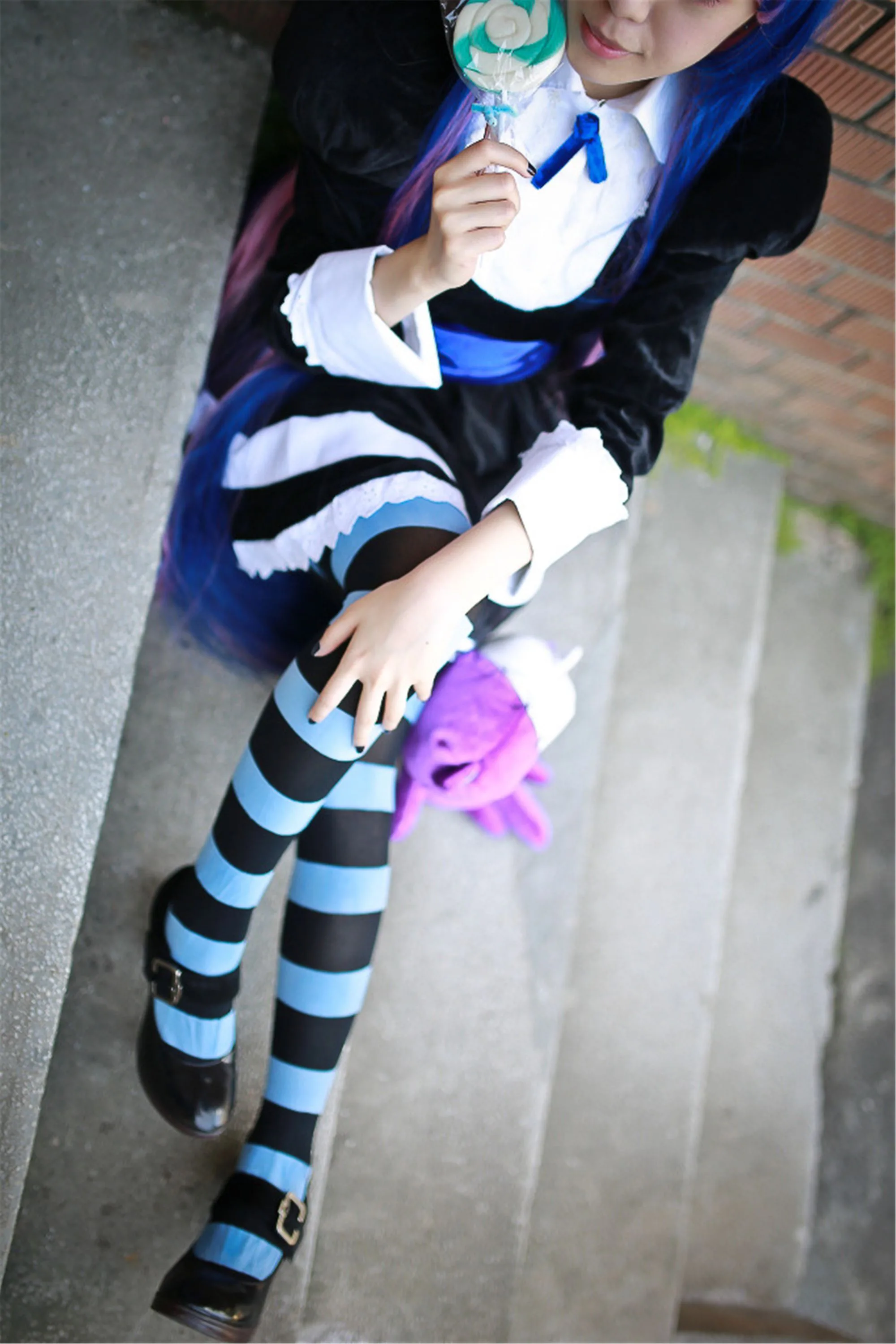 [Nữ cosplayer người Đài Loan] NiniCOSẢnh chụp ngoài trời của Stocking - 21
