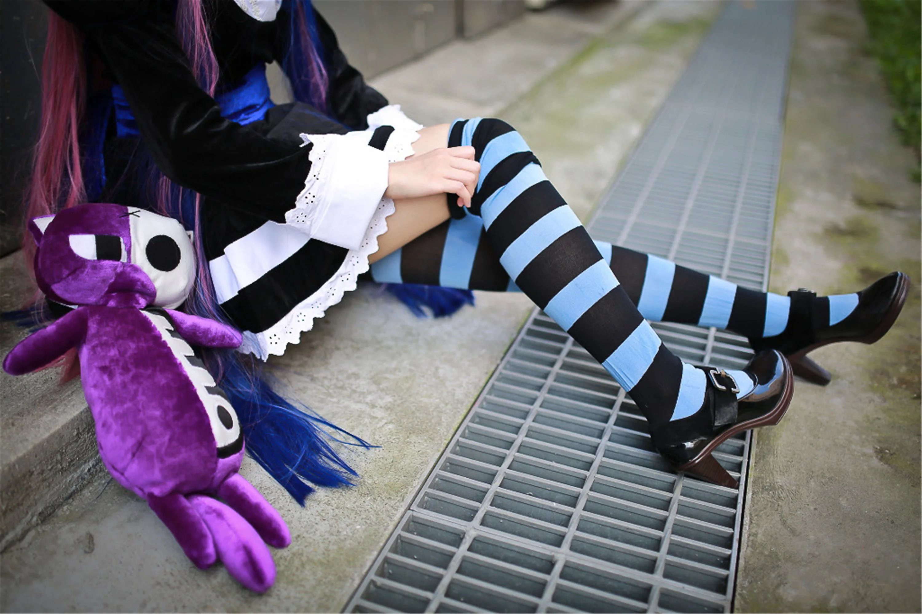 [Nữ cosplayer người Đài Loan] NiniCOSẢnh chụp ngoài trời của Stocking - 11