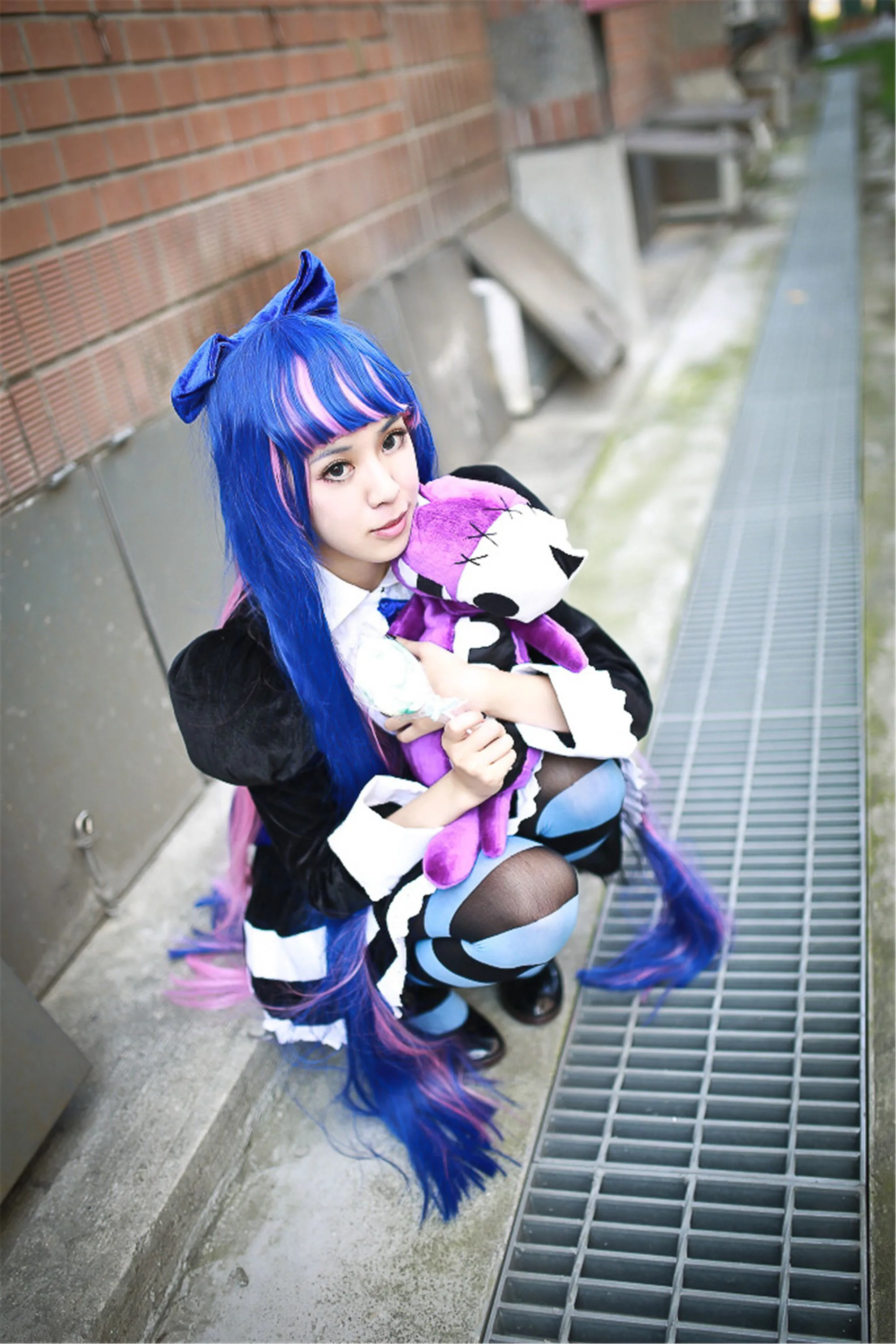[Nữ cosplayer người Đài Loan] NiniCOSẢnh chụp ngoài trời của Stocking - 4