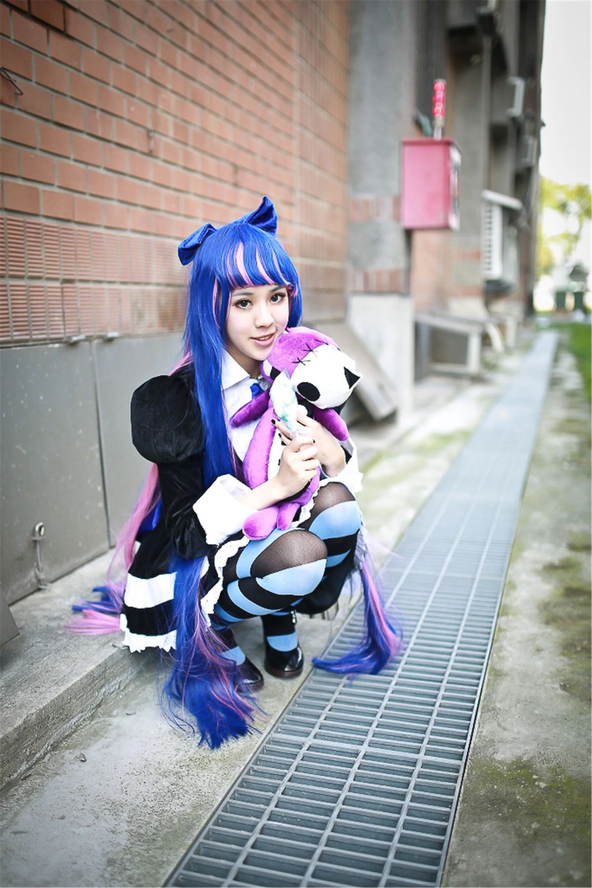 [Nữ cosplayer người Đài Loan] NiniCOSẢnh chụp ngoài trời của Stocking - 2
