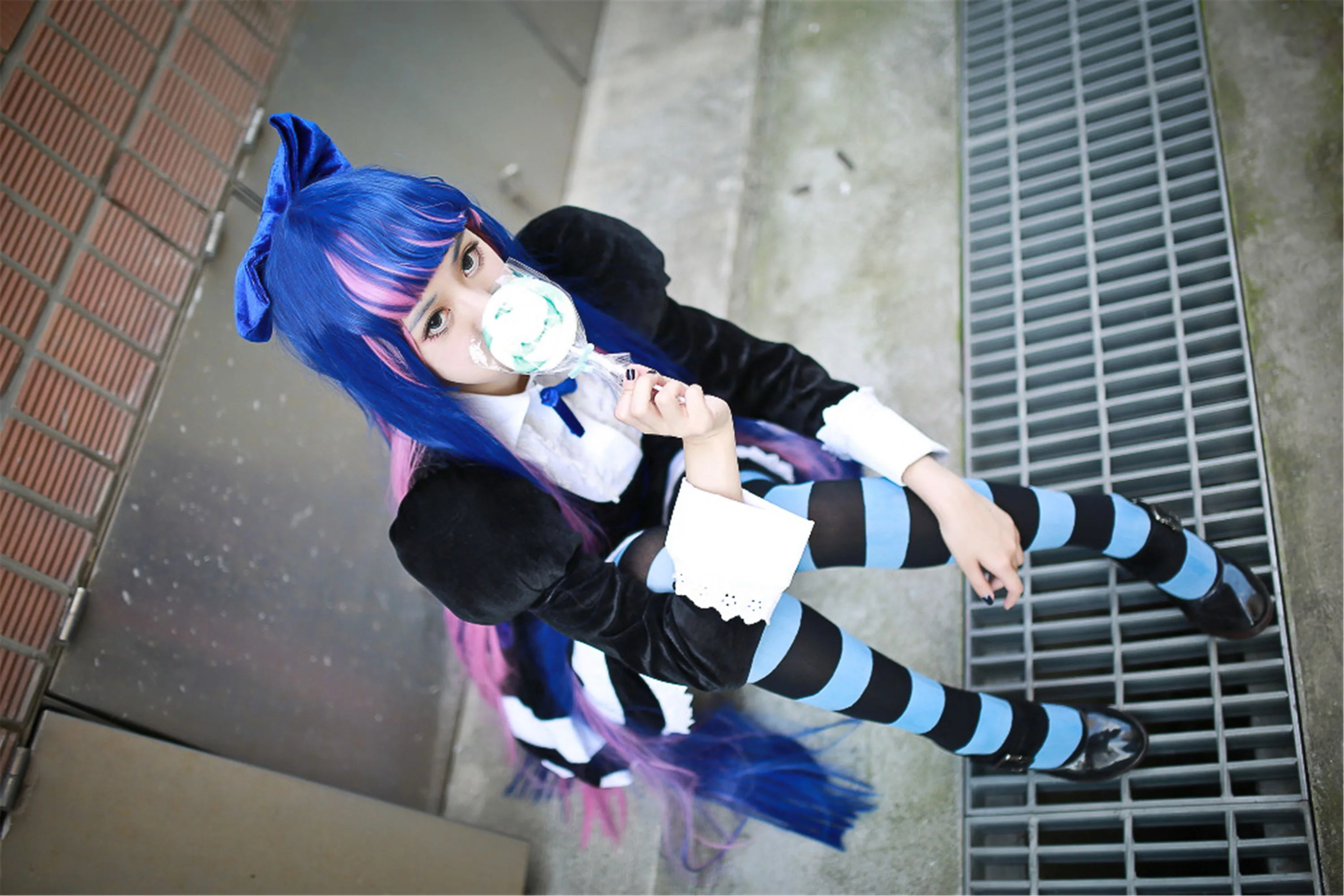 [Nữ cosplayer người Đài Loan] NiniCOSẢnh chụp ngoài trời của Stocking - 13