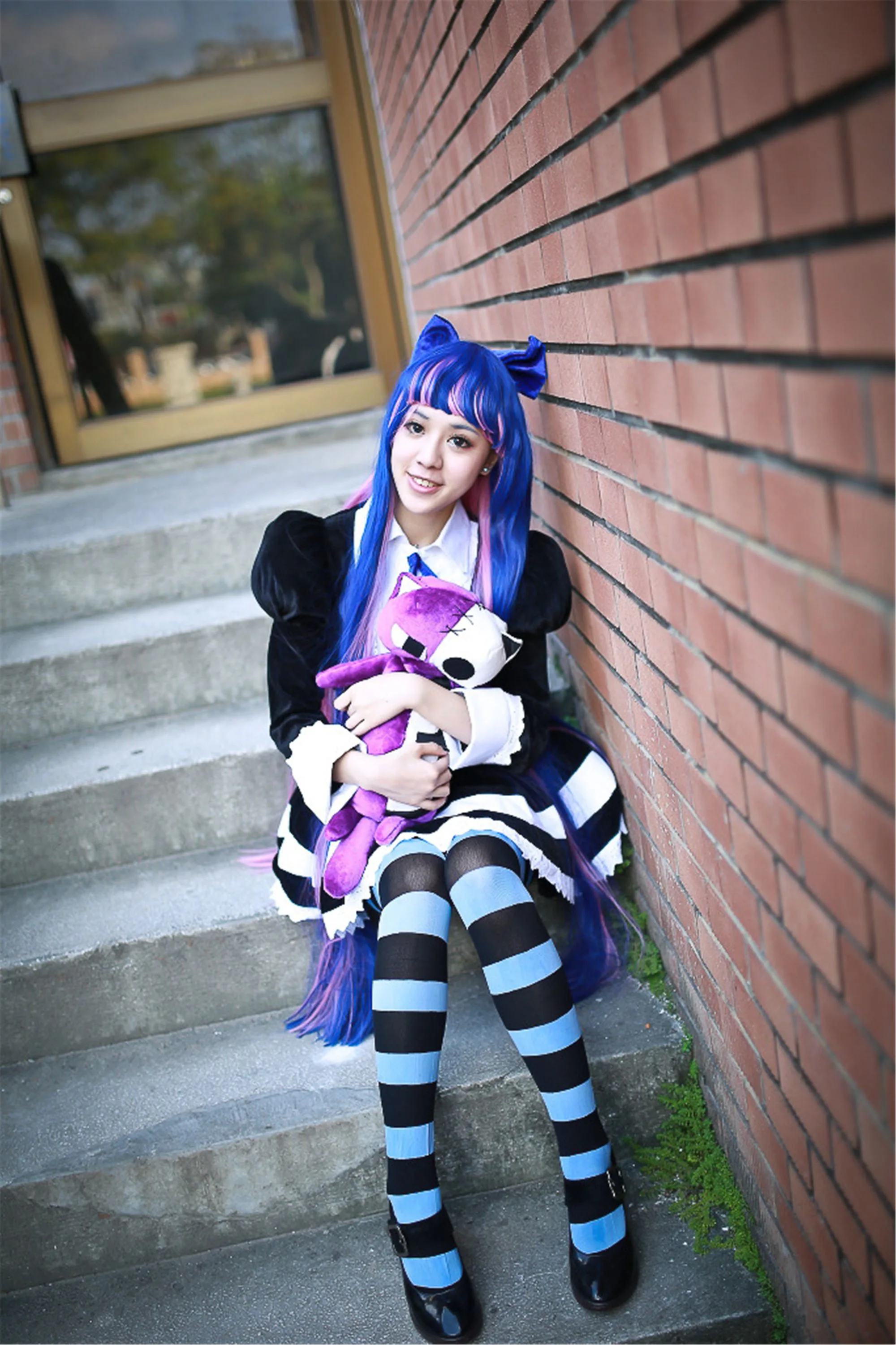 [Nữ cosplayer người Đài Loan] NiniCOSẢnh chụp ngoài trời của Stocking - 27