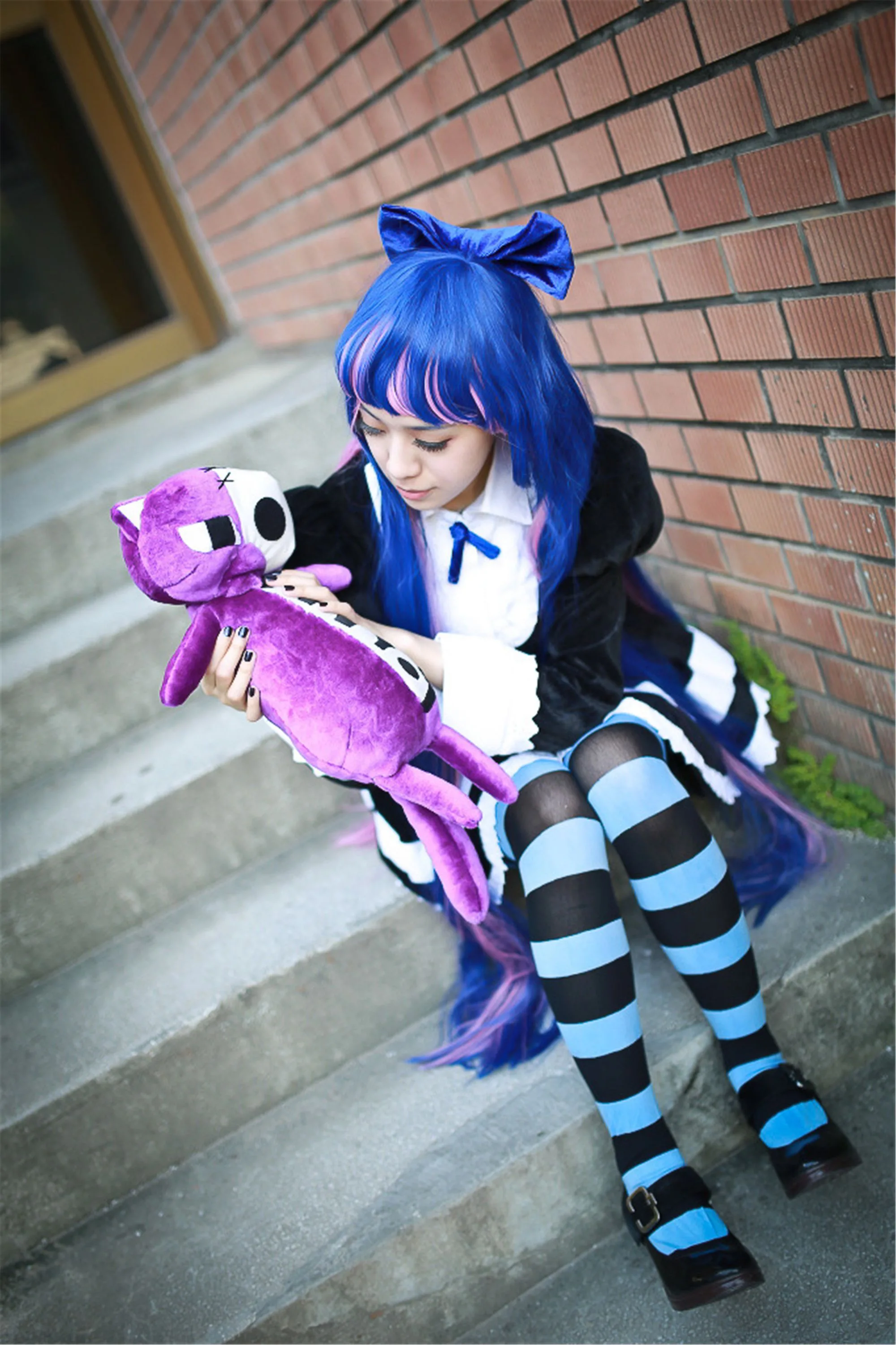 [Nữ cosplayer người Đài Loan] NiniCOSẢnh chụp ngoài trời của Stocking - 22