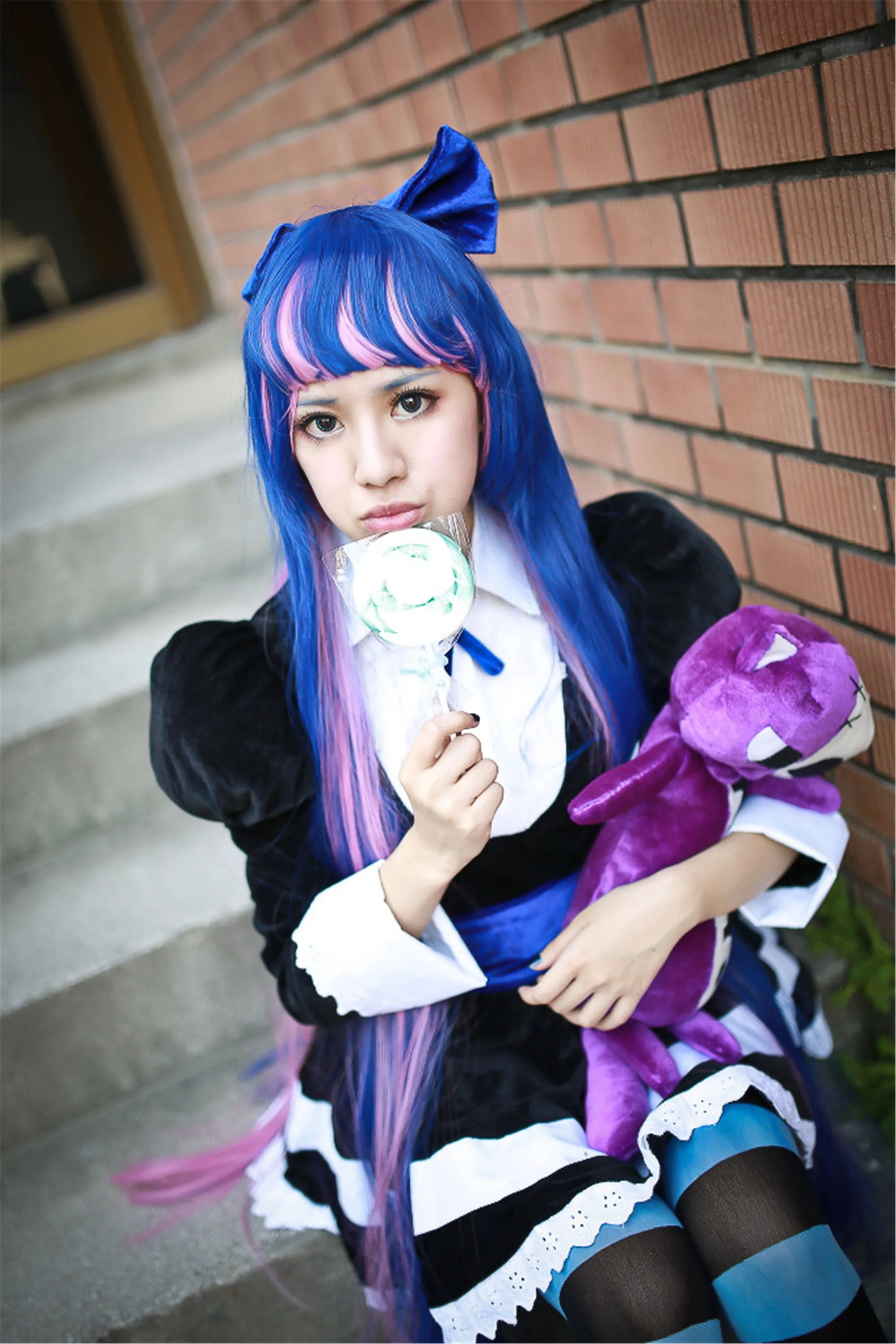 [Nữ cosplayer người Đài Loan] NiniCOSẢnh chụp ngoài trời của Stocking - 18